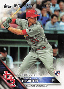 2016 Topps Update Series Stephen Piscotty #US119 RC