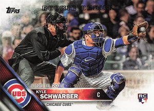 2016 Topps Update Series Kyle Schwarber #US138 RC