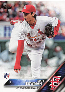 2016 Topps Update Series Matt Bowman #US149 RC