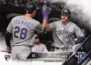 2016 Topps Update Series Trevor Story #US150 RC