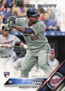 2016 Topps Update Series Miguel Sano #US171 RC