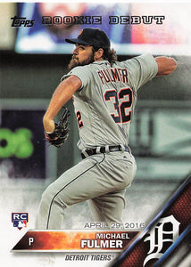 2016 Topps Update Series Michael Fulmer #US204 RC
