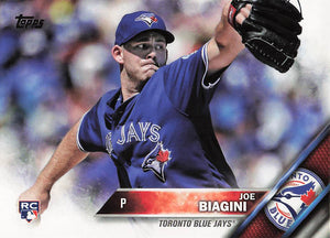 2016 Topps Update Series Joe Biagini #US242 RC