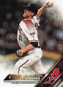 2016 Topps Update Series Zack Greinke #US230