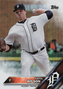 2016 Topps Update Series Rainbow Foil Justin Wilson #US187