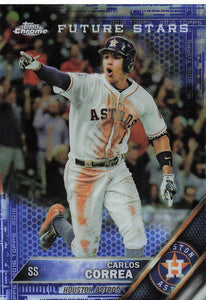 2016 Topps Chrome Purple Refractor 029/150 Carlos Correa #75