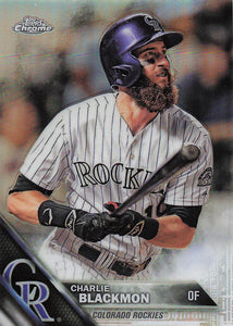 2016 Topps Chrome Refractor Charlie Blackmon #15