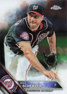 2016 Topps Chrome Max Scherzer #16