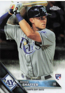2016 Topps Chrome Richie Shaffer #29 RC