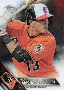 2016 Topps Chrome Manny Machado #30