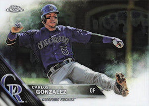 2016 Topps Chrome Carlos Gonzalez #51
