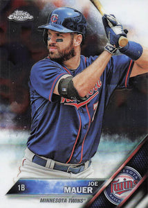 2016 Topps Chrome Joe Mauer #82