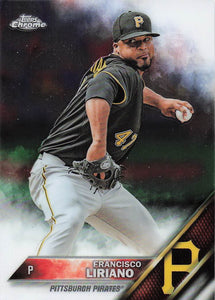 2016 Topps Chrome Francisco Liriano #178