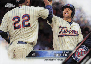 2016 Topps Chrome Brian Dozier #183