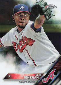 2016 Topps Chrome Julio Teheran #193