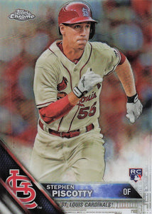 2016 Topps Chrome Refractor Stephen Piscotty #132 RC