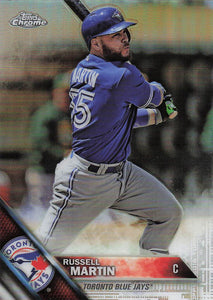 2016 Topps Chrome Refractor Russell Martin #135