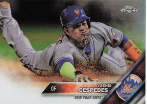 2016 Topps Chrome Refractor Yoenis Cespedes #169