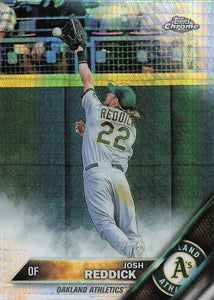 2016 Topps Chrome Prism Refractor Josh Reddick #90