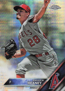 2016 Topps Chrome Prism Refractor Andrew Heaney #101