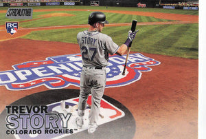 2016 Topps Stadium Club Trevor Story #159 RC