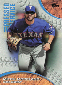 2016 Topps Pressed into Service Mitch Moreland #PIS-1