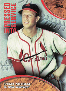 2016 Topps Pressed into Service Stan Musial #PIS-6