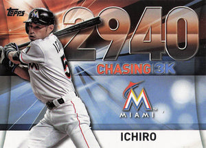 2016 Topps Update Chasing 3000 Ichiro #3000-35