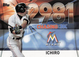 2016 Topps Update Chasing 3000 Ichiro #3000-51