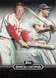 2016 Topps Back-To-Back Red Schoendienst - Stan Musial #B2B-9