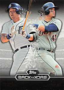 2016 Topps Back-To-Back Miguel Cabrera - Victor Martinez #B2B-10