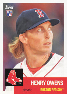 2016 Topps Archives Henry Owens #31 RC