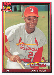 2016 Topps Archives Lou Brock #282