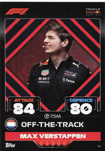 2022 Topps Turbo Attax F1 Max Verstappen #15