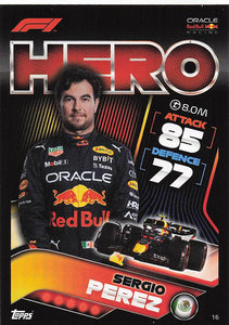 2022 Topps Turbo Attax F1 Sergio Perez #16