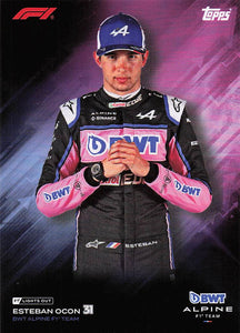 2022-23 Topps F1 Lights Out On Demand Esteban Ocon