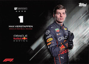 2022-23 Topps F1 Lights Out Nero Max Verstappen