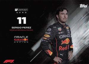 2022-23 Topps F1 Lights Out Nero Sergio Perez