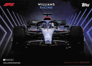 2022-23 Topps F1 Lights Out Williams Racing