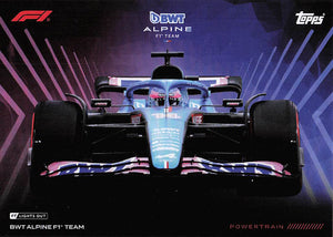 2022-23 Topps F1 Lights Out BWT Alpine F1 Team