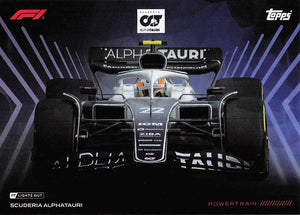 2022-23 Topps F1 Lights Out Scuderia Alphatauri