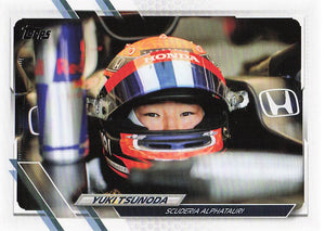 2021 Topps Formula 1 Yuki Tsunoda #14 RC