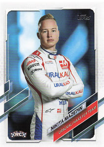 2021 Topps Formula 1 Nikita Mazepin #18 RC