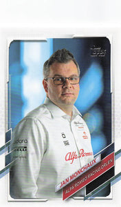 2021 Topps Formula 1 Jan Monchaux #95