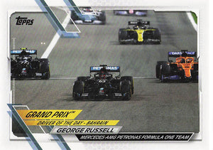 2021 Topps Formula 1 George Russell #156