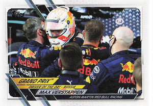 2021 Topps Formula 1 Max Verstappen #161