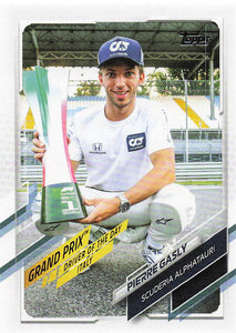 2021 Topps Formula 1 Pierre Gasly #163