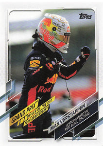 2021 Topps Formula 1 Max Verstappen #167