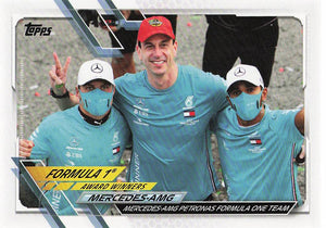 2021 Topps Formula 1 Mercedes-AMG Petronas Formula One Team #172