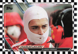 2021 Topps Formula 1 Checker Flag Charles Leclerc #25